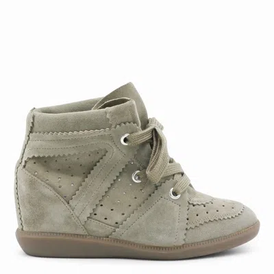 Isabel Marant Beige Bobby Sneakers In Multi