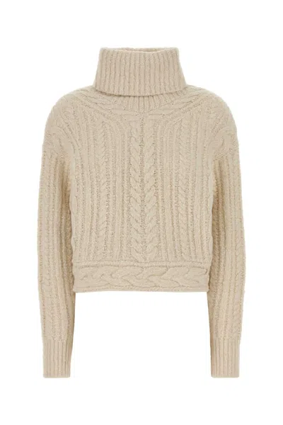 Isabel Marant Beige Cotton-blend Sweater In Neutral