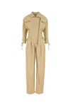 Isabel Marant Beige Cotton Irianna Jumpsuit In Ecru