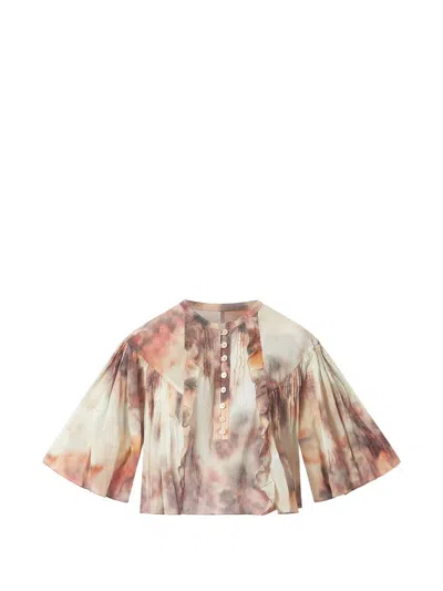 Isabel Marant Beige Cotton T-shirt