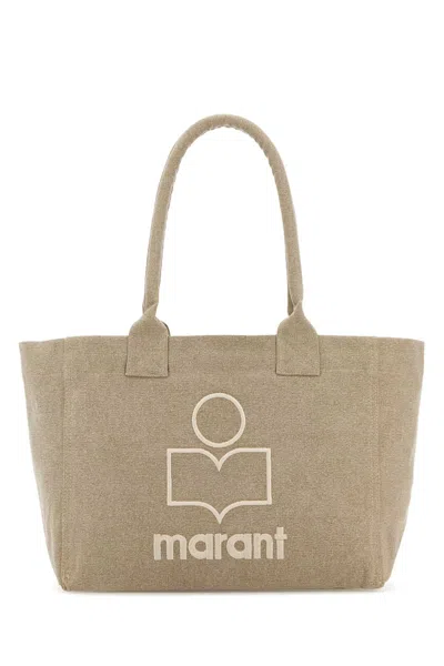 Isabel Marant Beige Cotton Yenky Zipped Shopping Bag