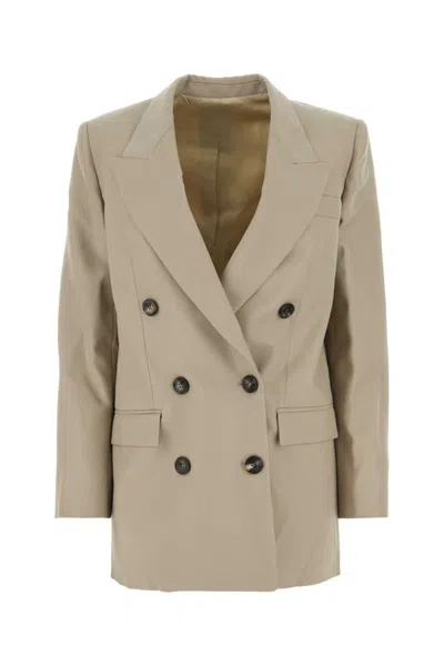 ISABEL MARANT BEIGE DOUBLE BREASTED BLAZER