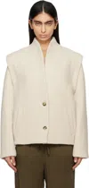 Isabel Marant Beige Drogo Jacket In Ecru