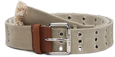Isabel Marant Beige Fatsah Belt In Green