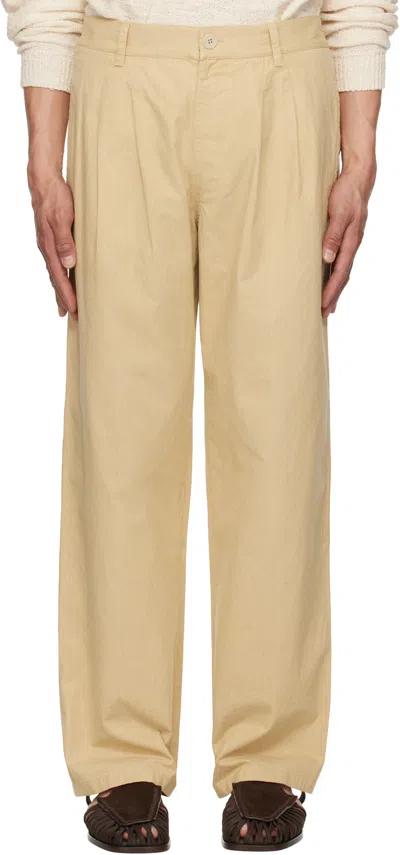 Isabel Marant Beige Kostin Trousers In Ecru