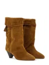 Isabel Marant Stivali Dalby In Suede In Brown