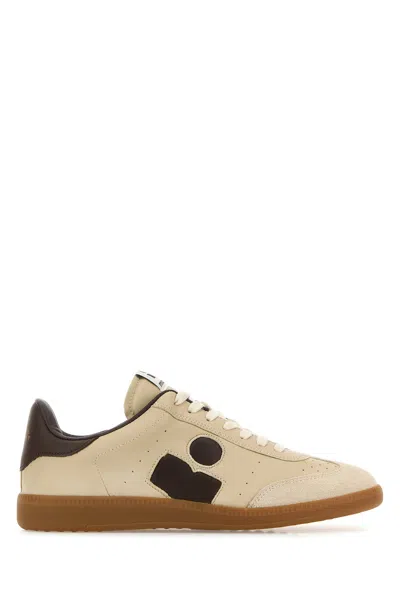ISABEL MARANT ISABEL MARANT BEIGE LEATHER BRYCE SNEAKERS
