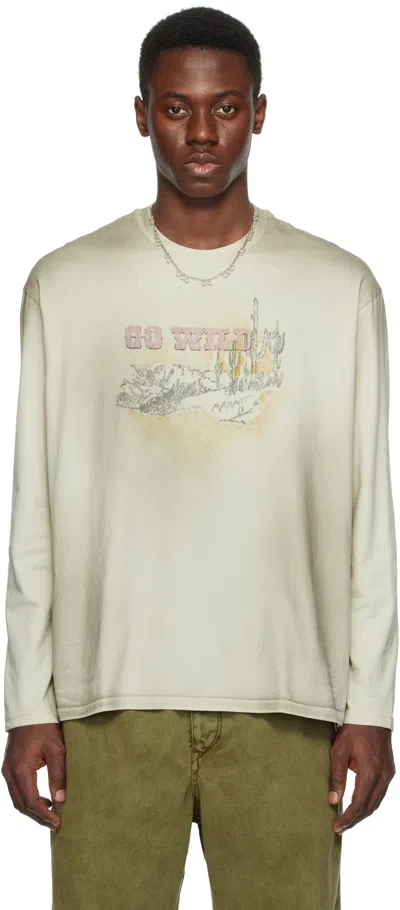 Isabel Marant Beige Leiloha T-shirt In 90be