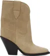 Isabel Marant Beige Leyane Boots In Light Beige