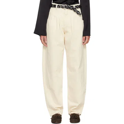 Isabel Marant Beige Lisha Jeans In Brown