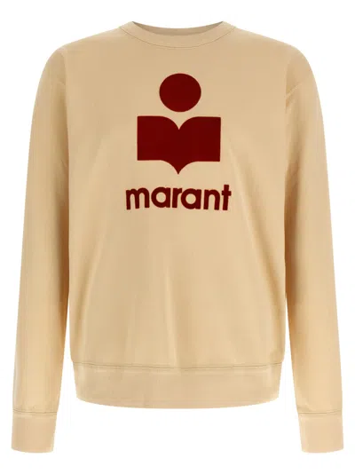ISABEL MARANT BEIGE LOGO SWEATSHIRT