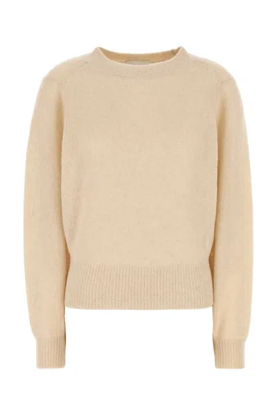 ISABEL MARANT BEIGE SILK BLEND LUISA SWEATER