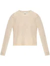 Isabel Marant Beige Silk Blend Lylia Sweater