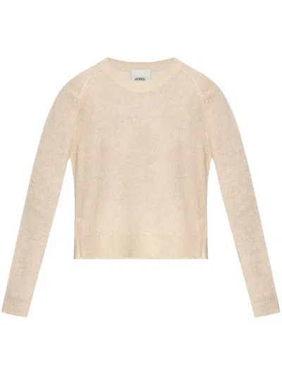 Isabel Marant Beige Silk Blend Lylia Sweater