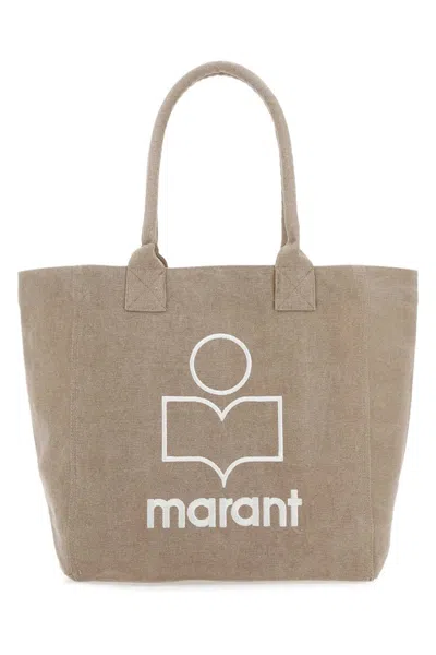 Isabel Marant Beige Small Yenky Faded Cotton Bag