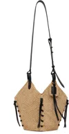 Isabel Marant Mini Losange Bag In Natural/black