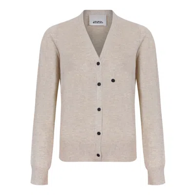 ISABEL MARANT ISABEL MARANT BEIGE VISCOSE WOOL SWEATER