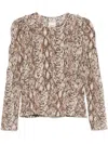 Isabel Marant Women's Zarga Printed Silk Top