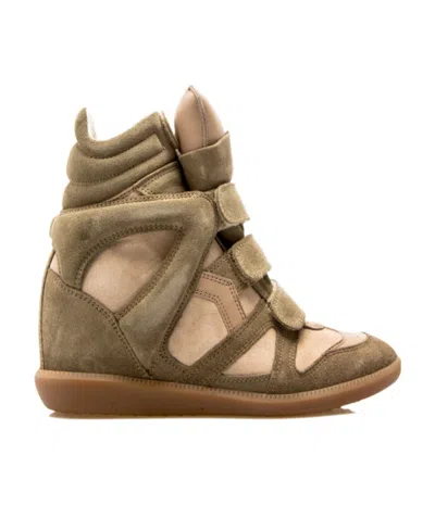 Isabel Marant Bekett High-heeled Sneakers In Brown
