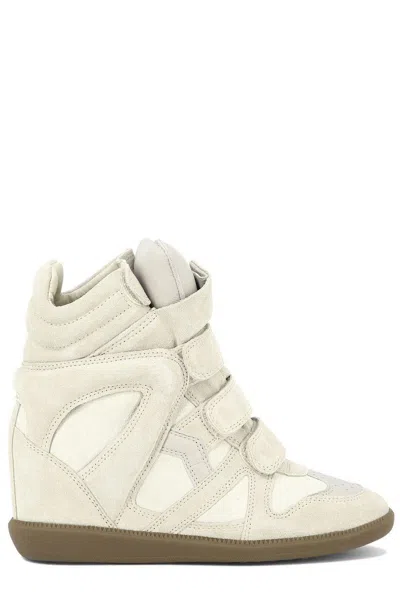 Isabel Marant Bekett High-top Sneakers In Ecru