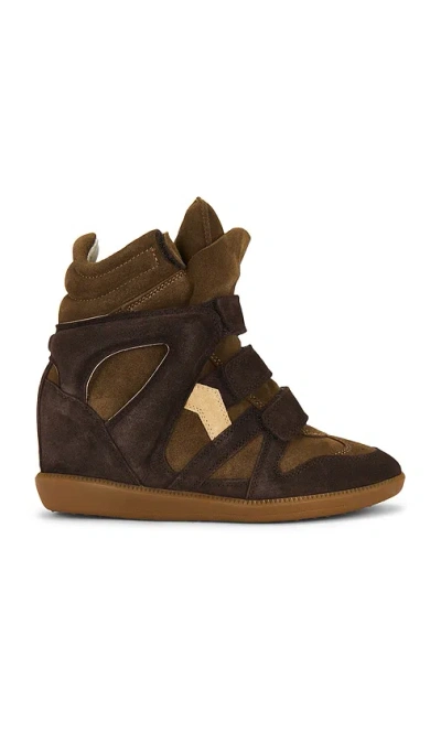 Isabel Marant Bekett Sneaker In Brown
