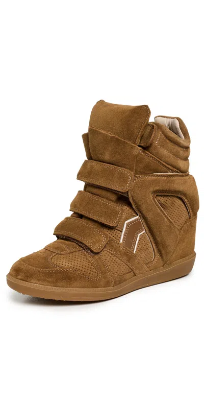 Isabel Marant Bekett Sneakers Woman In Brown