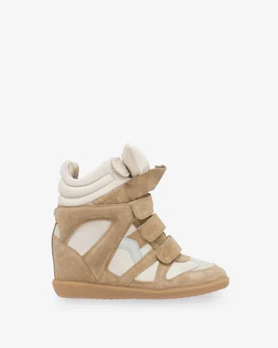 Isabel Marant Sneakers Bekett In Light Beige/chalk