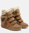 Isabel Marant Bekett Suede Wedge Sneakers