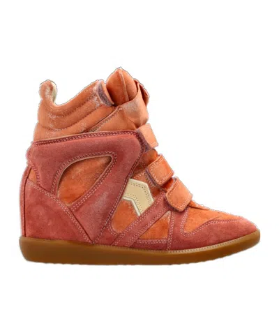 Isabel Marant Bekett Wedge Sneakers In Multi