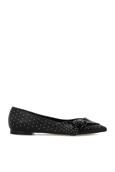 Isabel Marant Belko Polka-dot Ballet Flats In Black