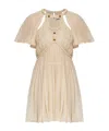 Isabel Marant Randalia Mini Dress In Nude