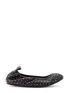Isabel Marant Belna Embellished Leather Ballet Flats In Black