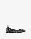 Isabel Marant Belna Studded Leather Ballerina Flats In Black