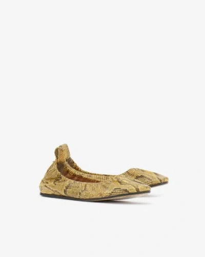 Isabel Marant Belna Ballet Flats In Natural