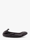 Isabel Marant Belna Embellished Leather Ballet Flats In Black