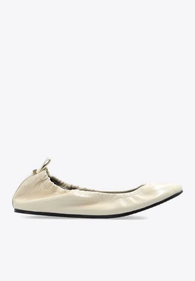 ISABEL MARANT BELNA CALF LEATHER BALLET FLATS