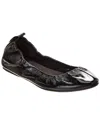Isabel Marant Belna Calf Leather Ballet Flats In Black
