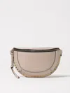 Isabel Marant Skano Studded Leather Shoulder Bag In Light Beige