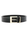 Isabel Marant Ilirya Leather Belt In Black