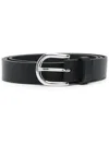 Isabel Marant Zap Leather Belt In Black