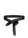 Isabel Marant Adjustable Knot Detail Smooth Finish Belt