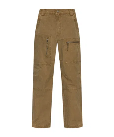 Isabel Marant Belt-loop Casual Pants In Brown