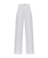 Isabel Marant Belt Loop Denim Trousers In Gray