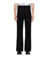 Isabel Marant Belt-loop Formal Trousers In Black