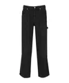 Isabel Marant Belt Loop Jeans In Black