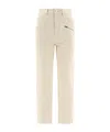 Isabel Marant Casandre Straight-leg Jeans In Nude
