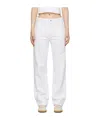 Isabel Marant Belt-loop Jeans In White
