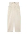 Isabel Marant Wide-leg Beryl Jeans In Ecru In White