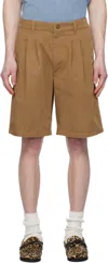 Isabel Marant Tan Kostino Shorts In Brown