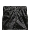 Isabel Marant Minigonna Laviana In Similpelle Ardesia Donna In Black